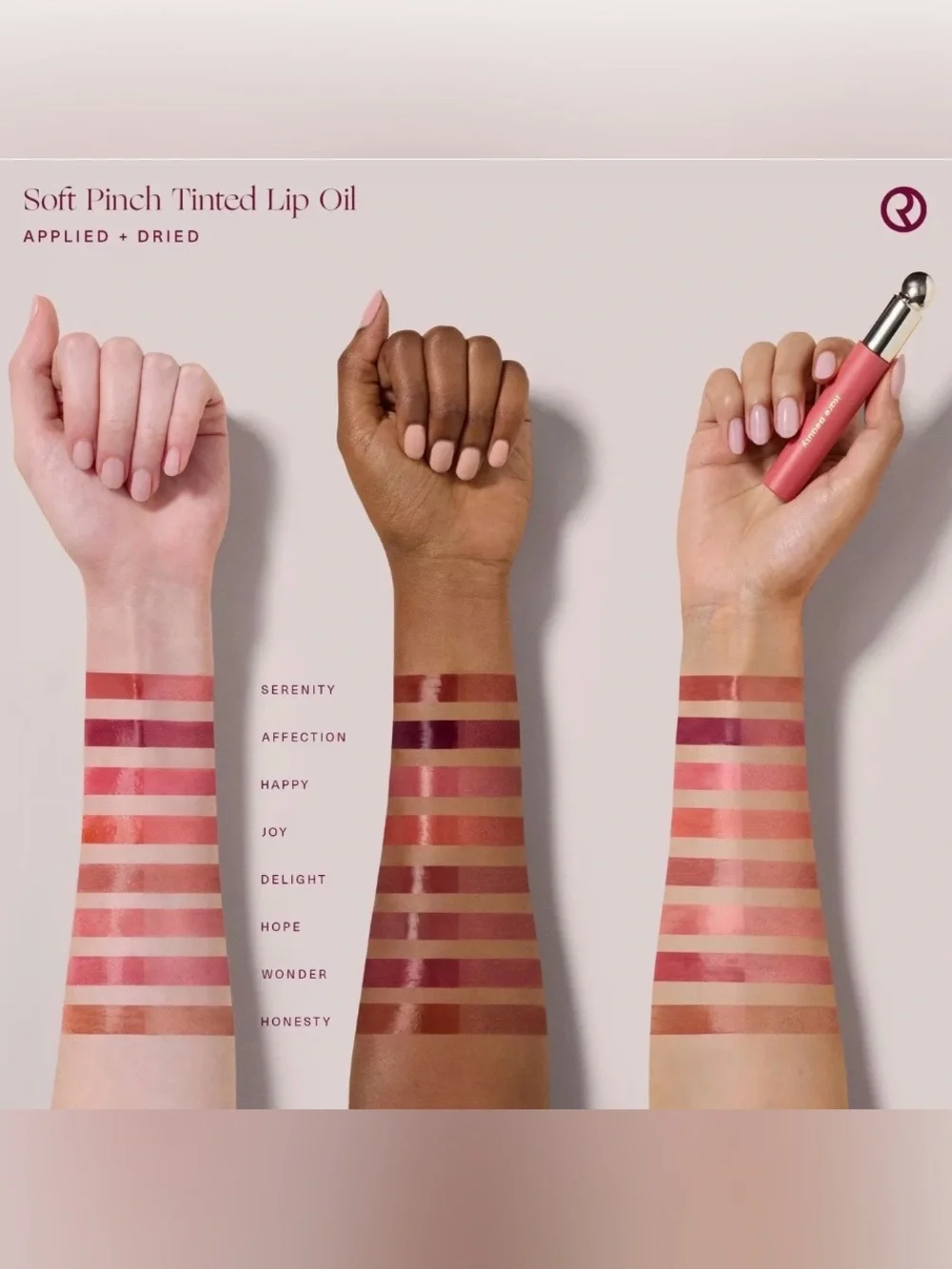 Rare Beauty Soft Pinch Tinted Lip Oil - Affection (muted berry)